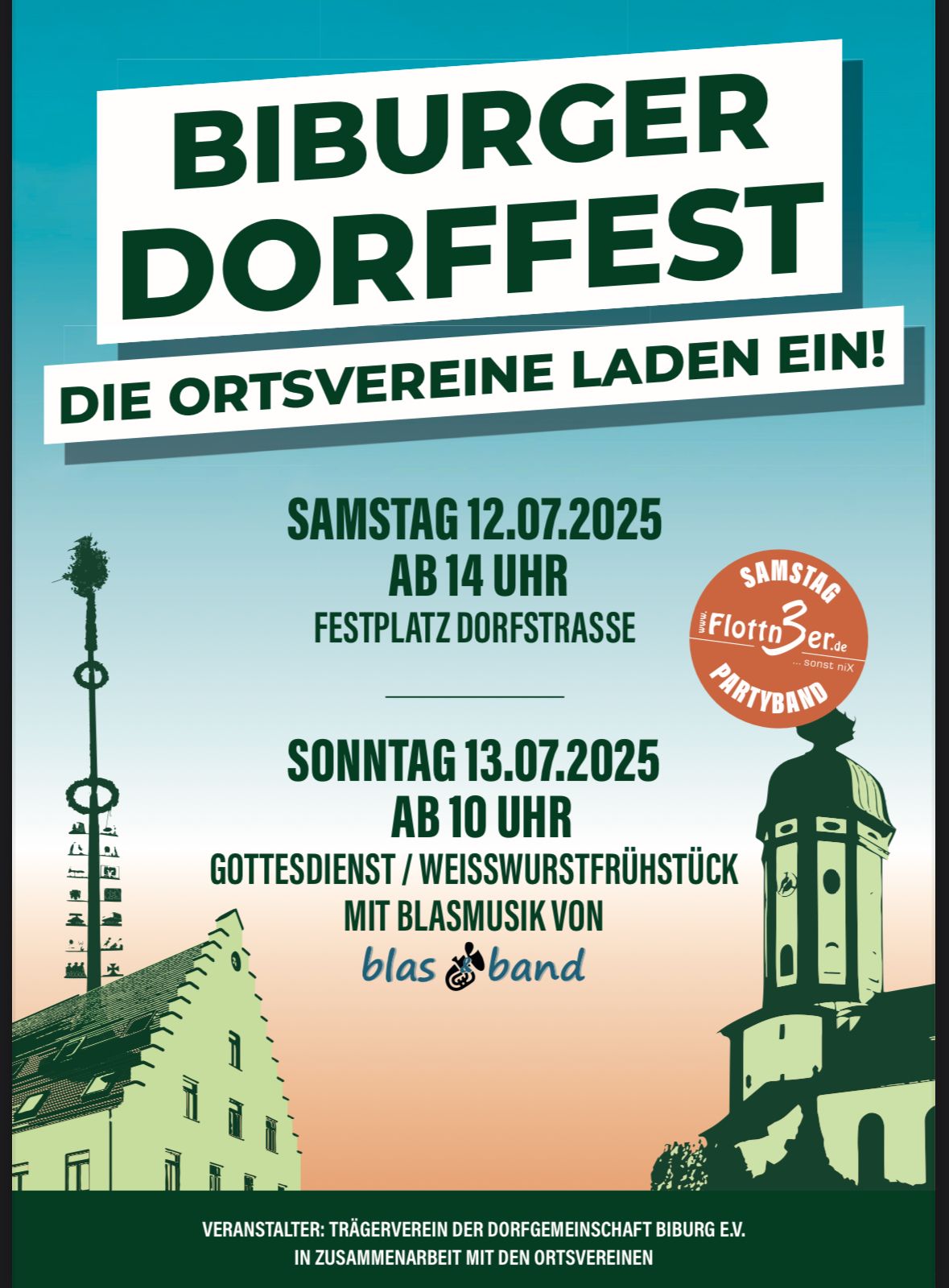 Dorffest Biburg 12. + 13. Juli 2025